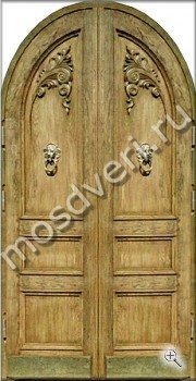 Арочная входная дверь из массива ВДА-1178 - купить от производителя Мосдвери Арочная входная дверь из массива ВДА-1178