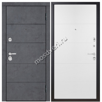 Белая входная дверь в квартиру BVD-09 - купить от производителя Мосдвери Белая входная дверь в квартиру BVD-09