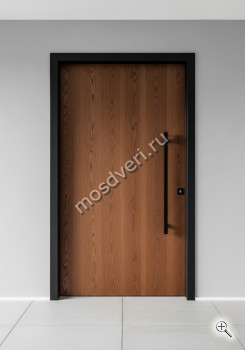 Широкая входная дверь в квартиру коричневого цвета - купить от производителя Мосдвери Широкая входная дверь в квартиру коричневого цвета